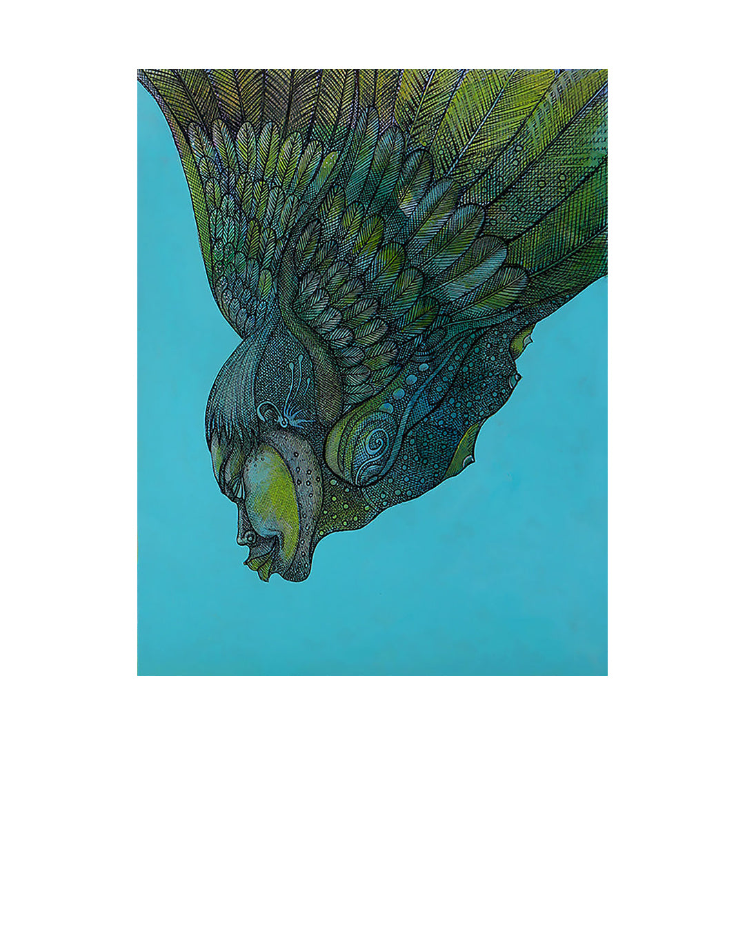 Descending Angel (HP) — original artwork by Charles A. Bibbs