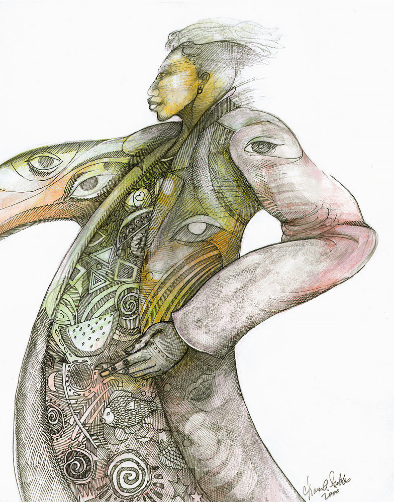 Detail of Coat Of Dreams by Charles A. Bibbs