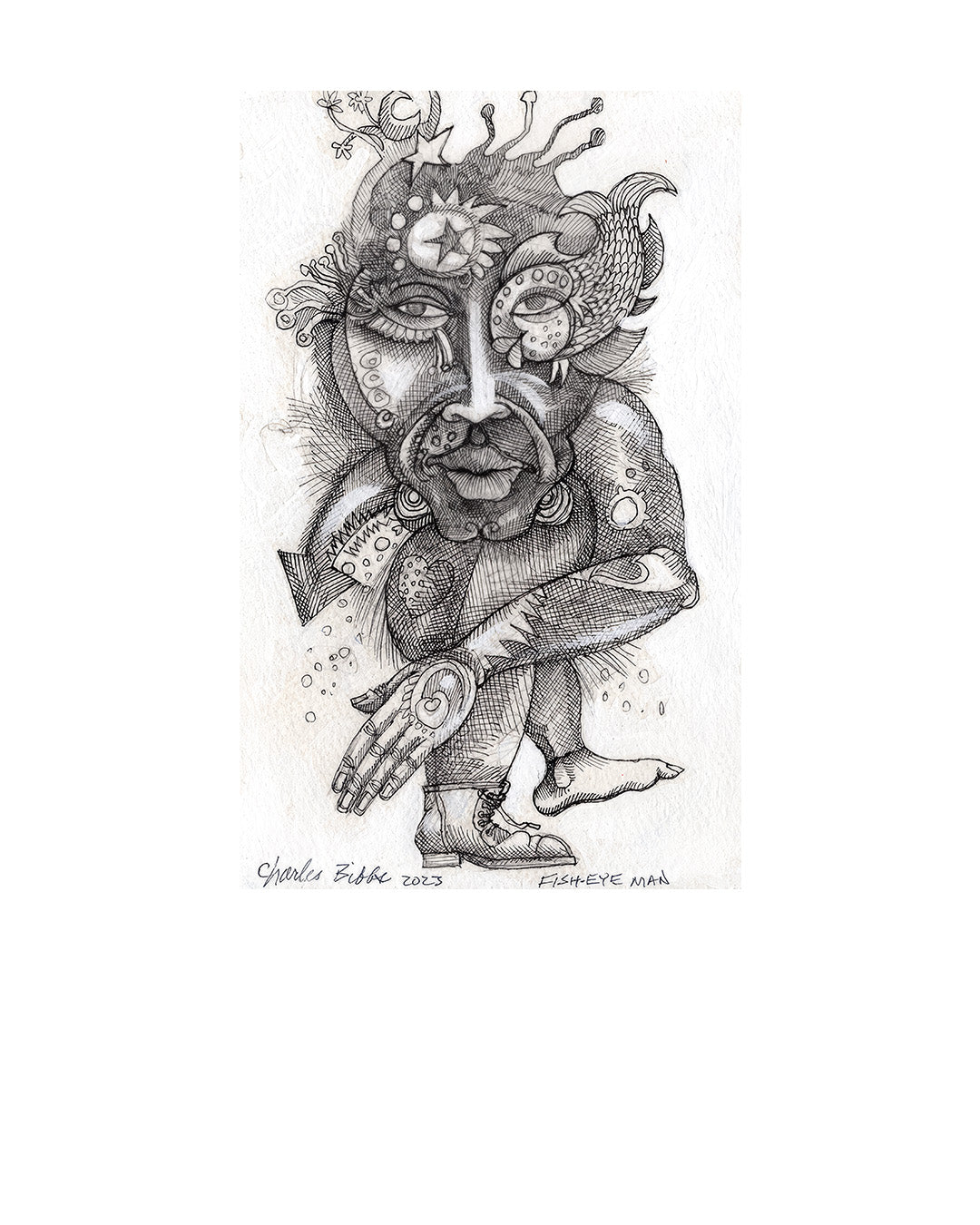 Fish Eyed Man by Charles A. Bibbs
