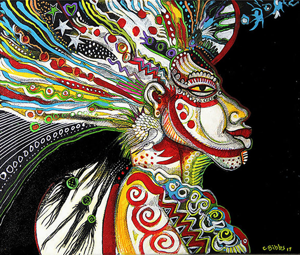 Detail of Spirit Man by Charles A. Bibbs