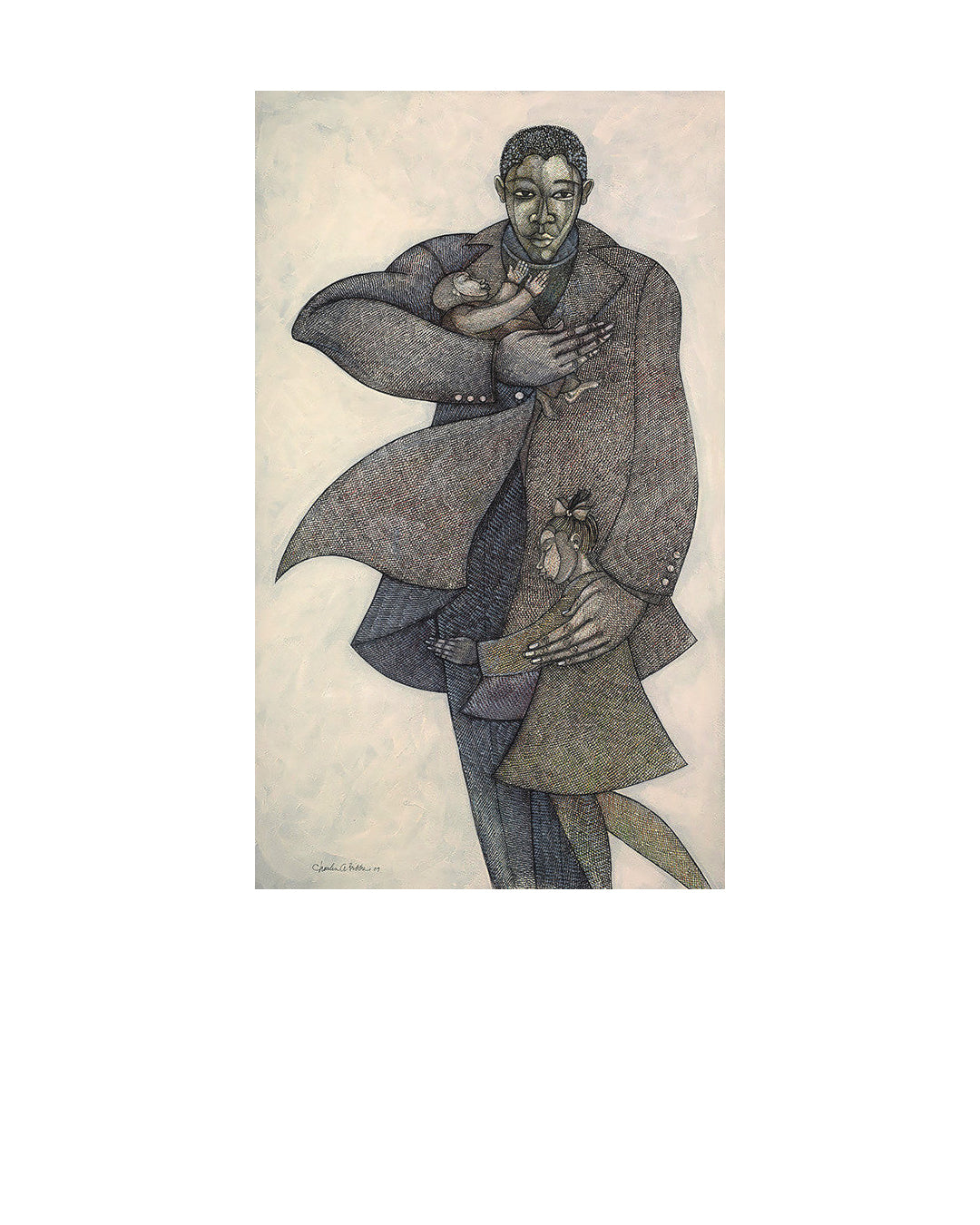 The Caregivers 2 — original artwork by Charles A. Bibbs