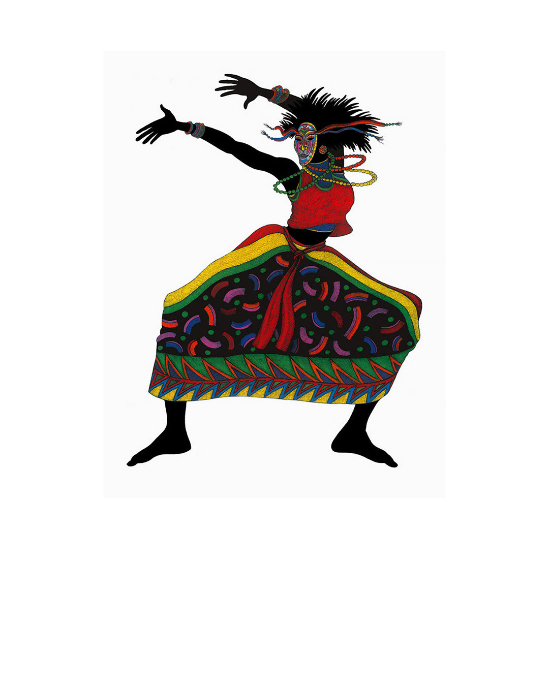 Ebony Series 5 — original artwork by Charles A. Bibbs