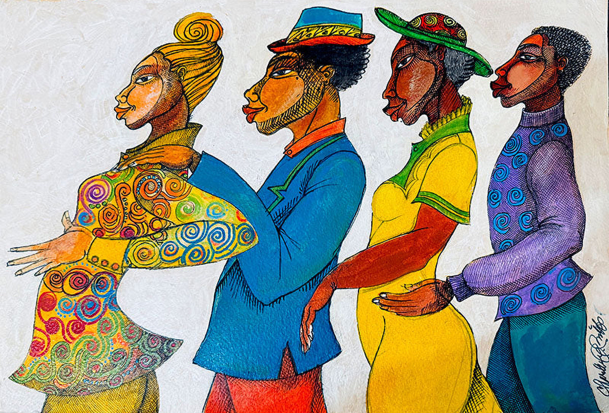 Detail of Every Day People" by Charles A. Bibbs