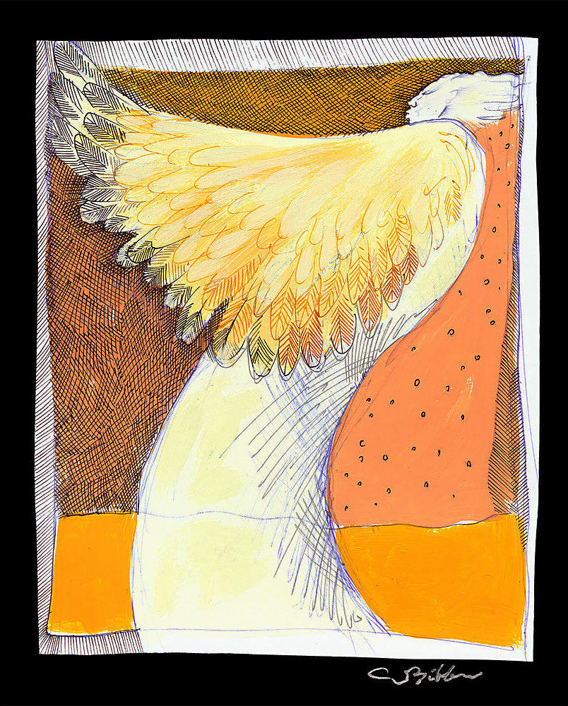 Detail of Angel Wings by Charles A. Bibbs