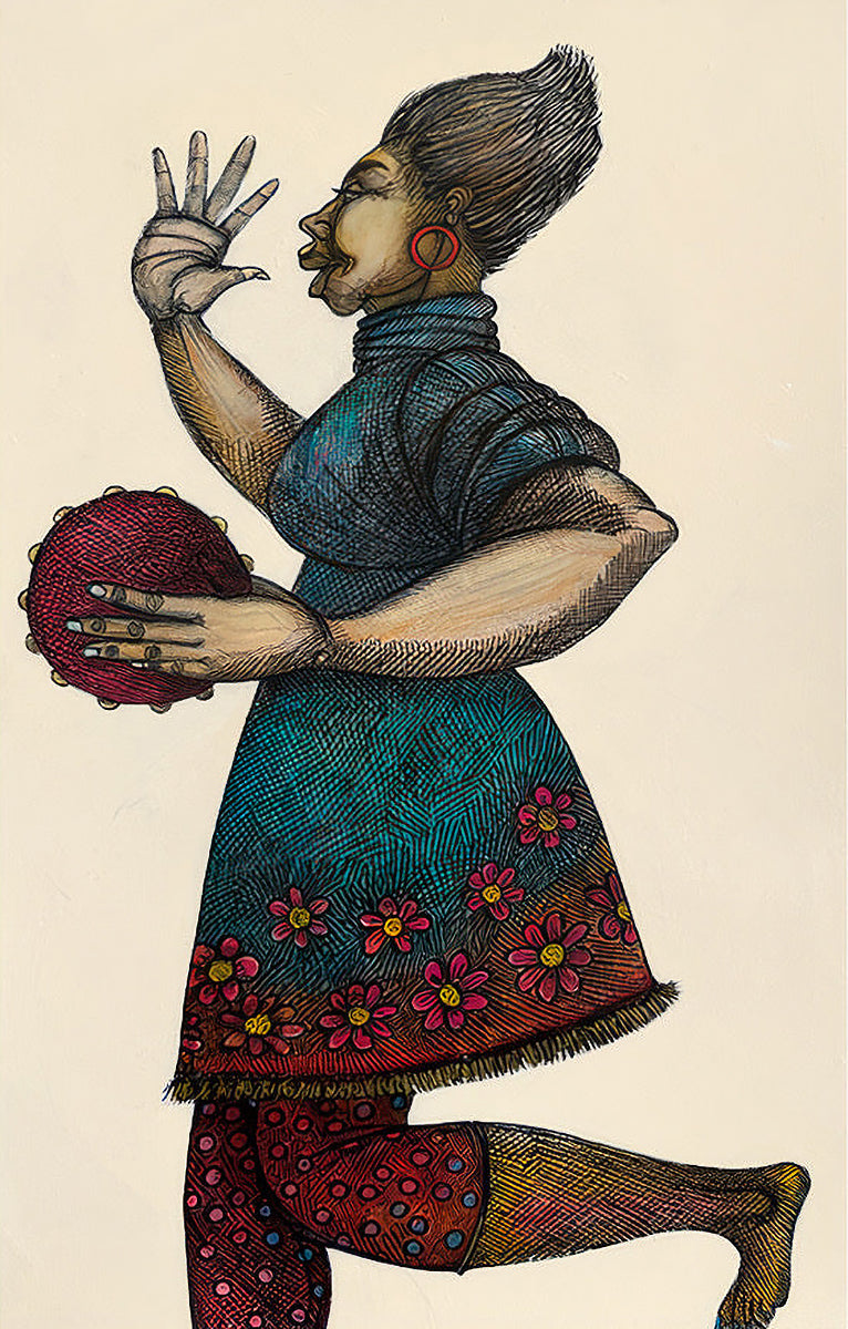 Detail of Joyful Noise by Charles A. Bibbs