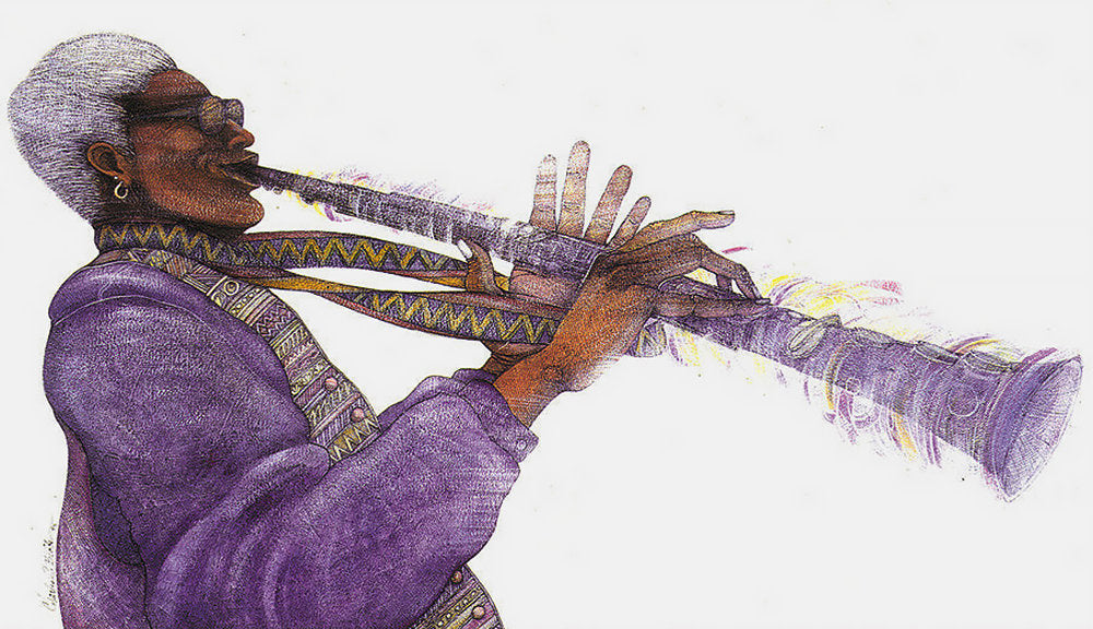 Detail of B Jazzed 2 by Charles A. Bibbs