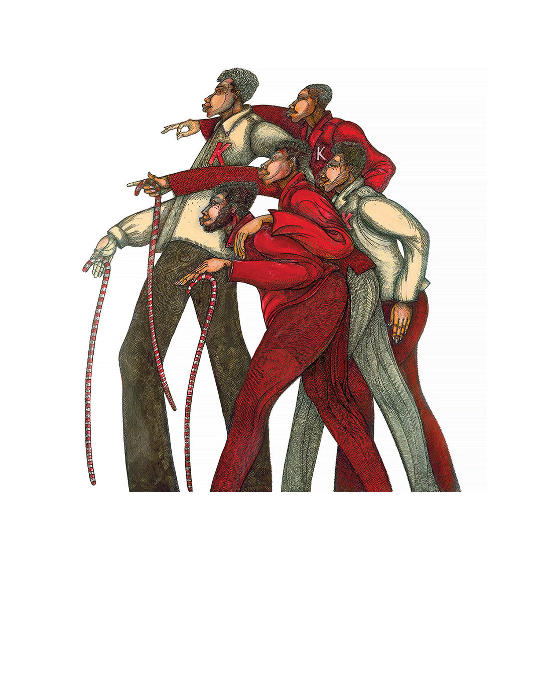 One-Way (Kappa Tribute) — original artwork by Charles A. Bibbs