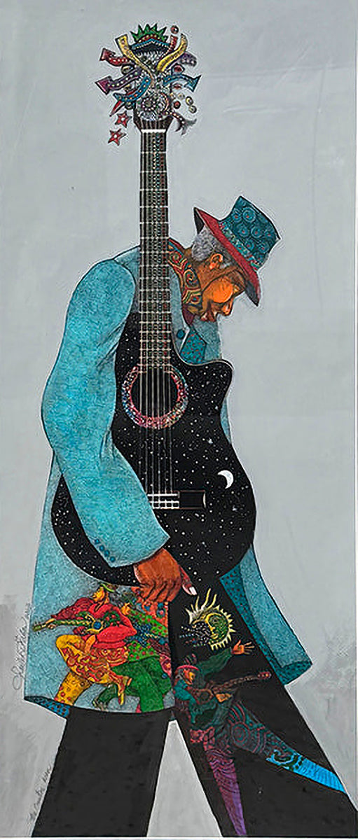 Detail of Imagine That Guitar Man by Charles A. Bibbs