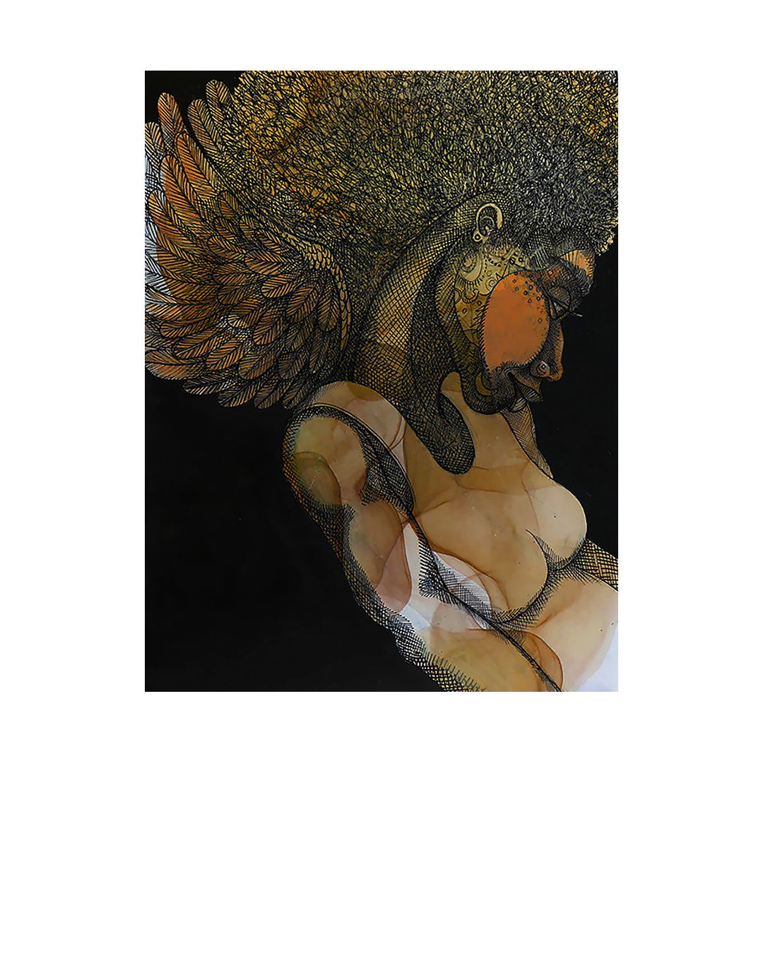 Afro Angel #2 - Artist HP #1 — original artwork by Charles A. Bibbs