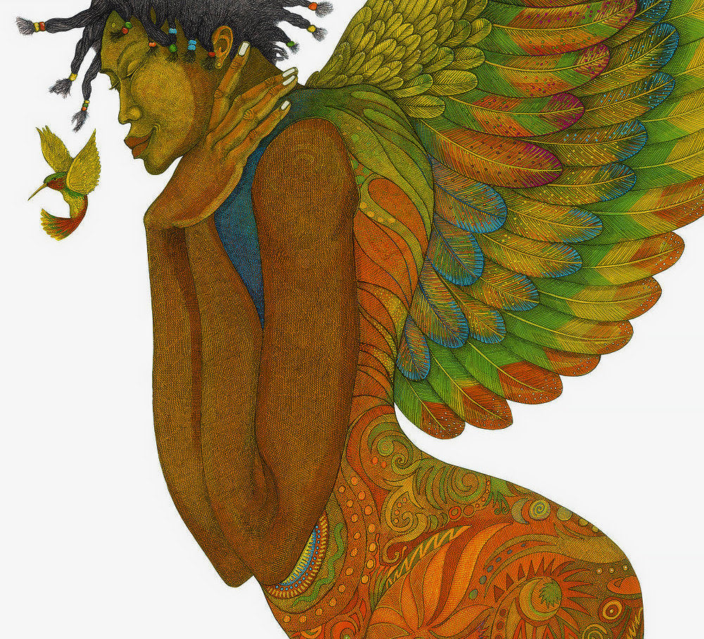 Detail of Wings Of Life by Charles A. Bibbs