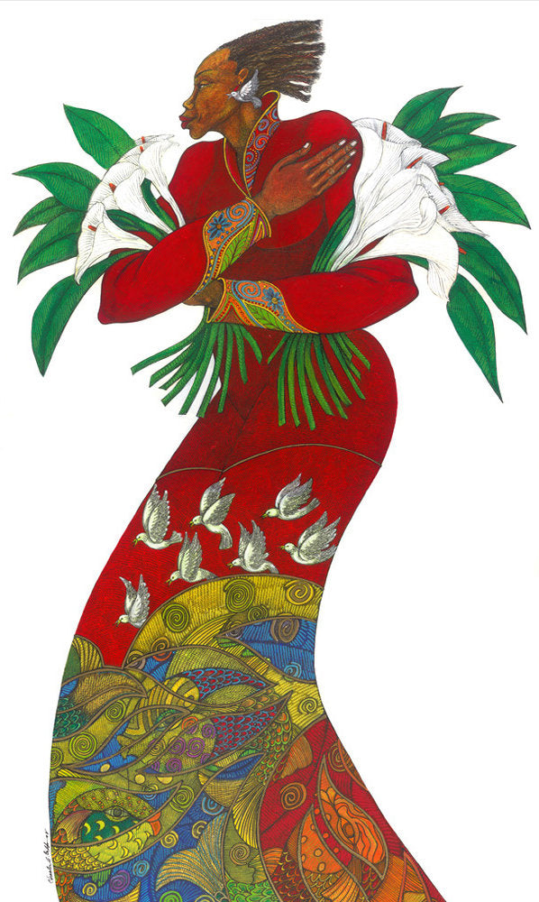 Detail of Lilies by Charles A. Bibbs