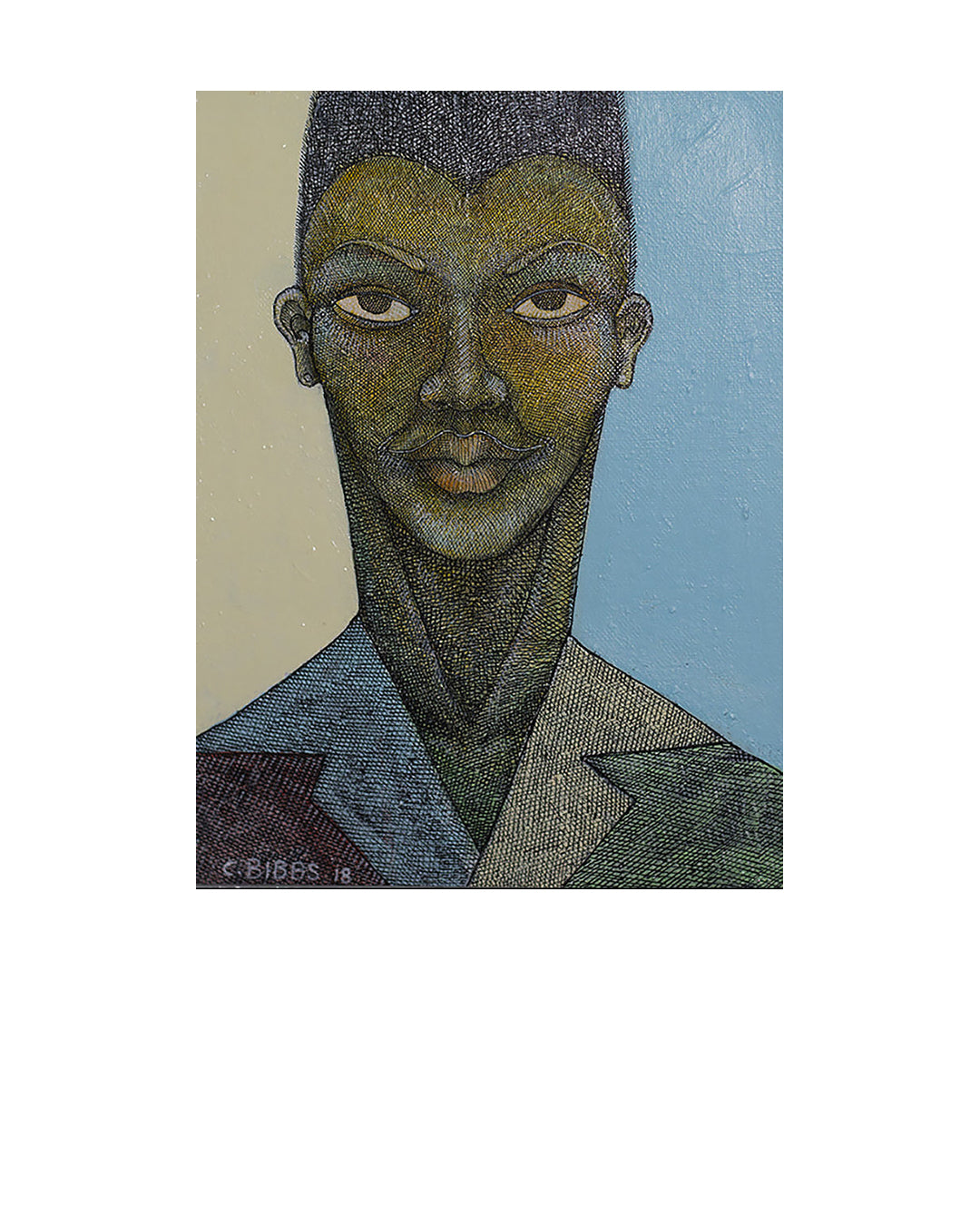 Man Of Color — original artwork by Charles A. Bibbs
