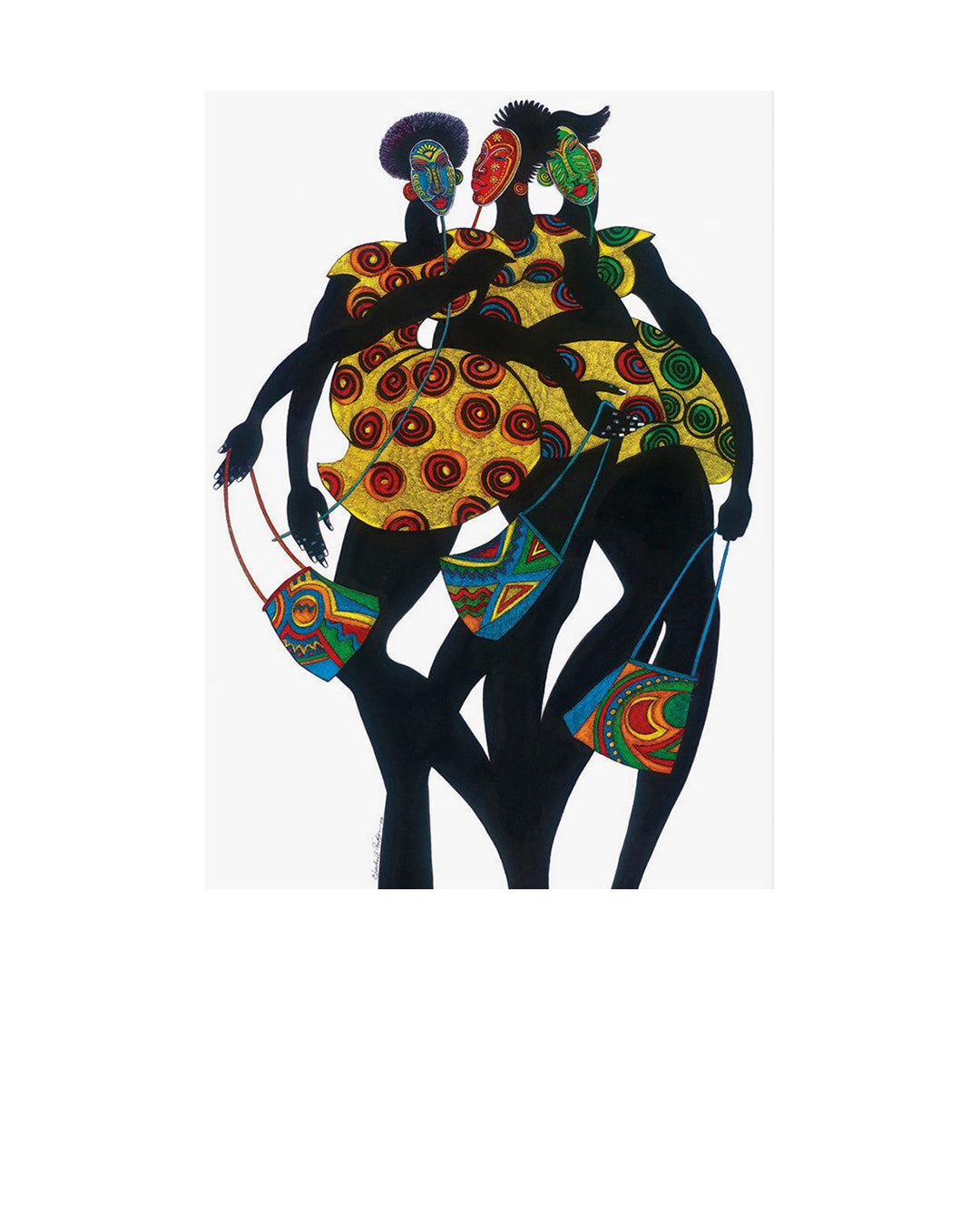 Colors Girls — original artwork by Charles A. Bibbs