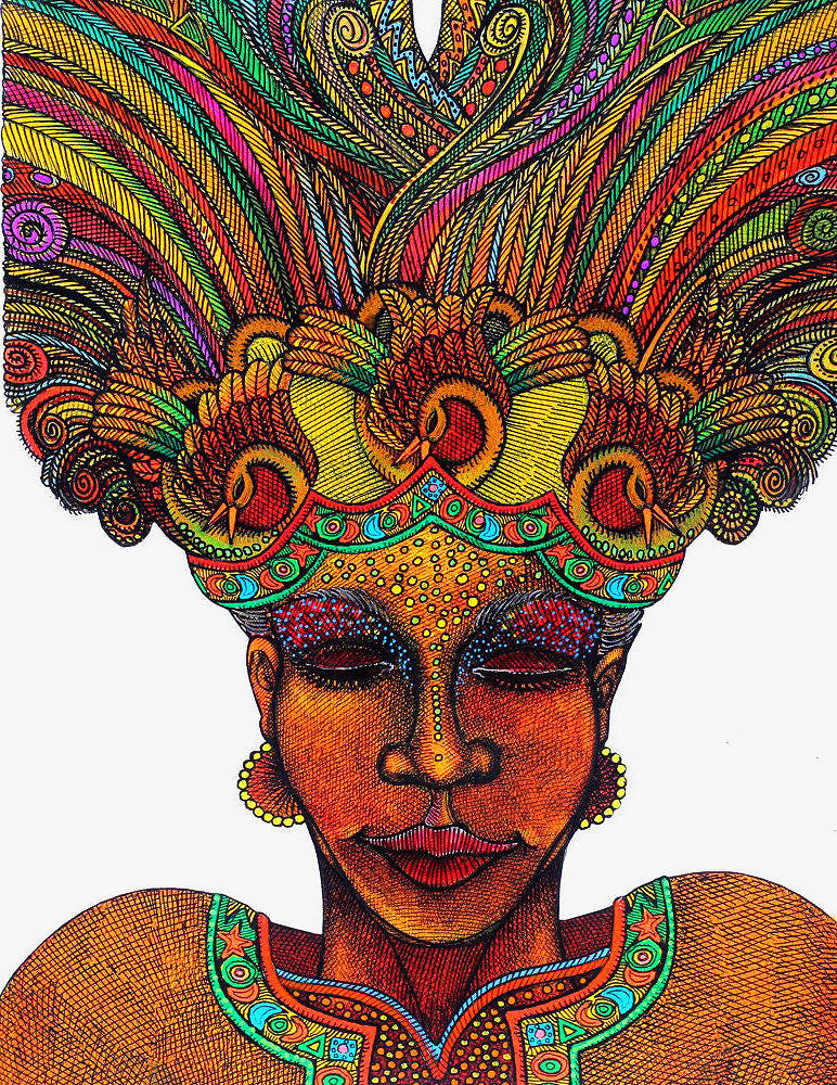 Detail of Glory Of A Woman by Charles A. Bibbs