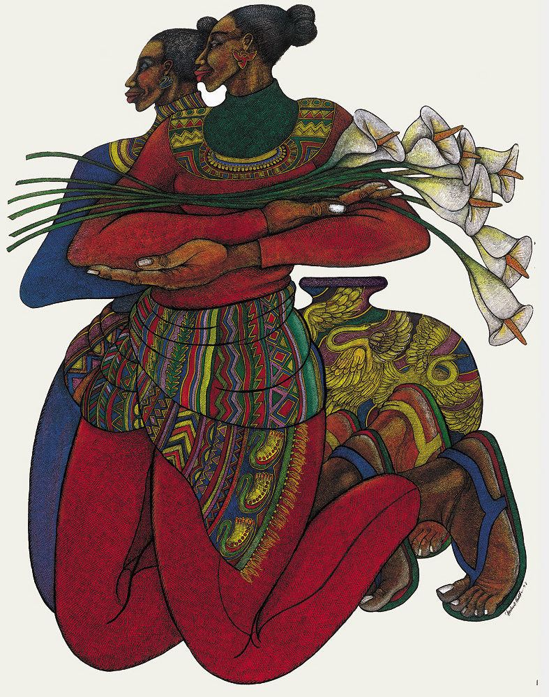 Detail of More Lilies by Charles A. Bibbs