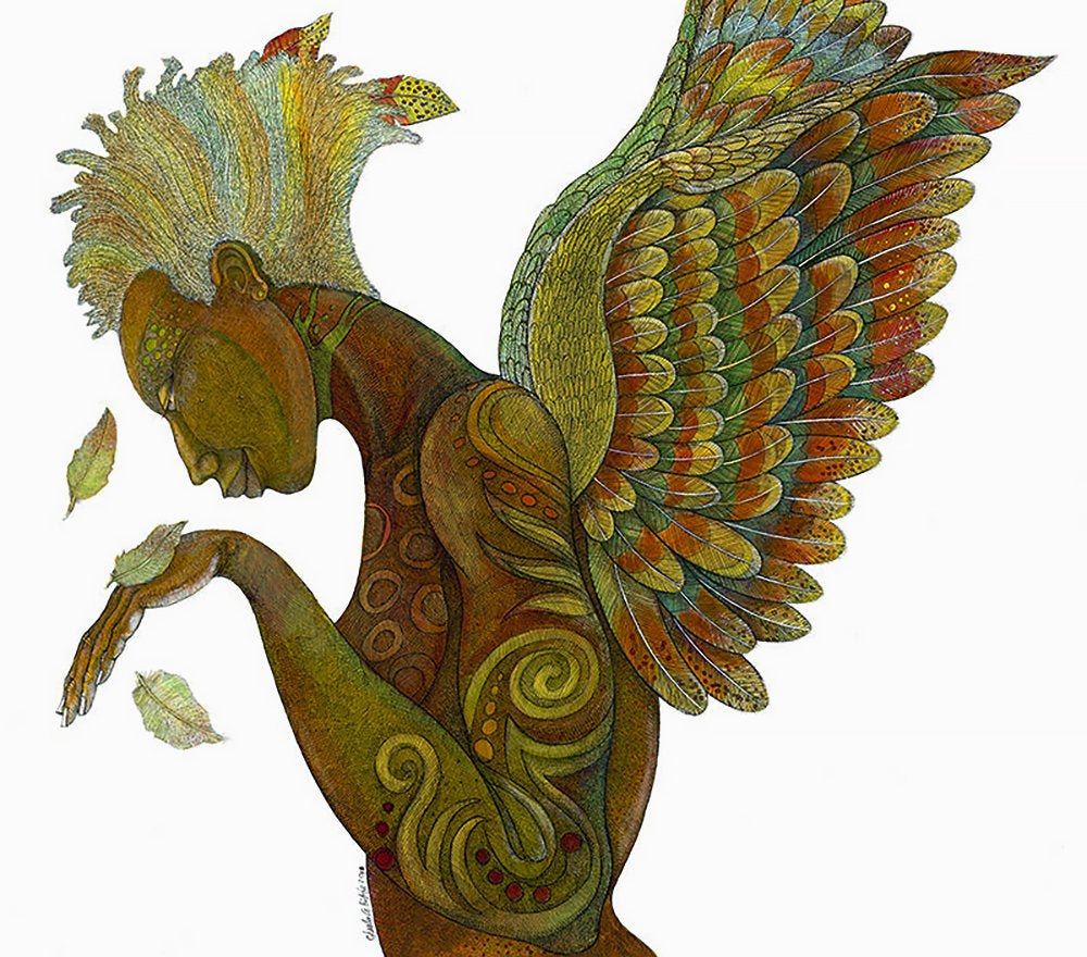 Detail of Wings Of Life 2 by Charles A. Bibbs