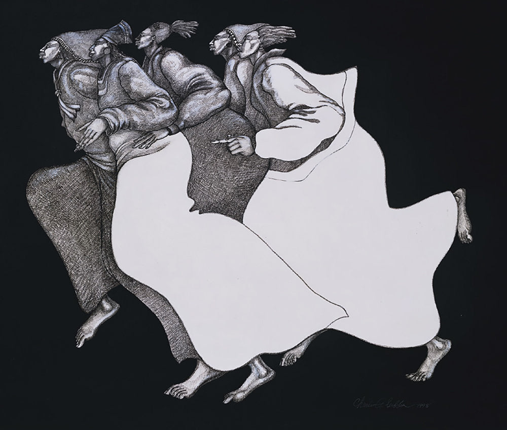 Detail of Movin On by Charles A. Bibbs