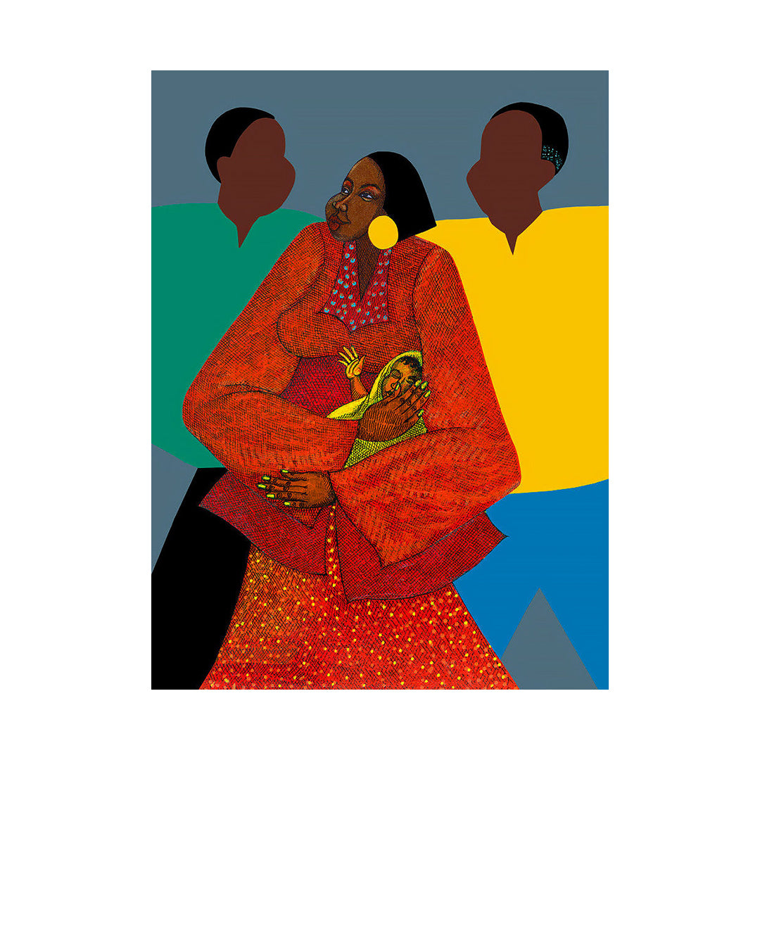 Nana'S Arms — original artwork by Charles A. Bibbs