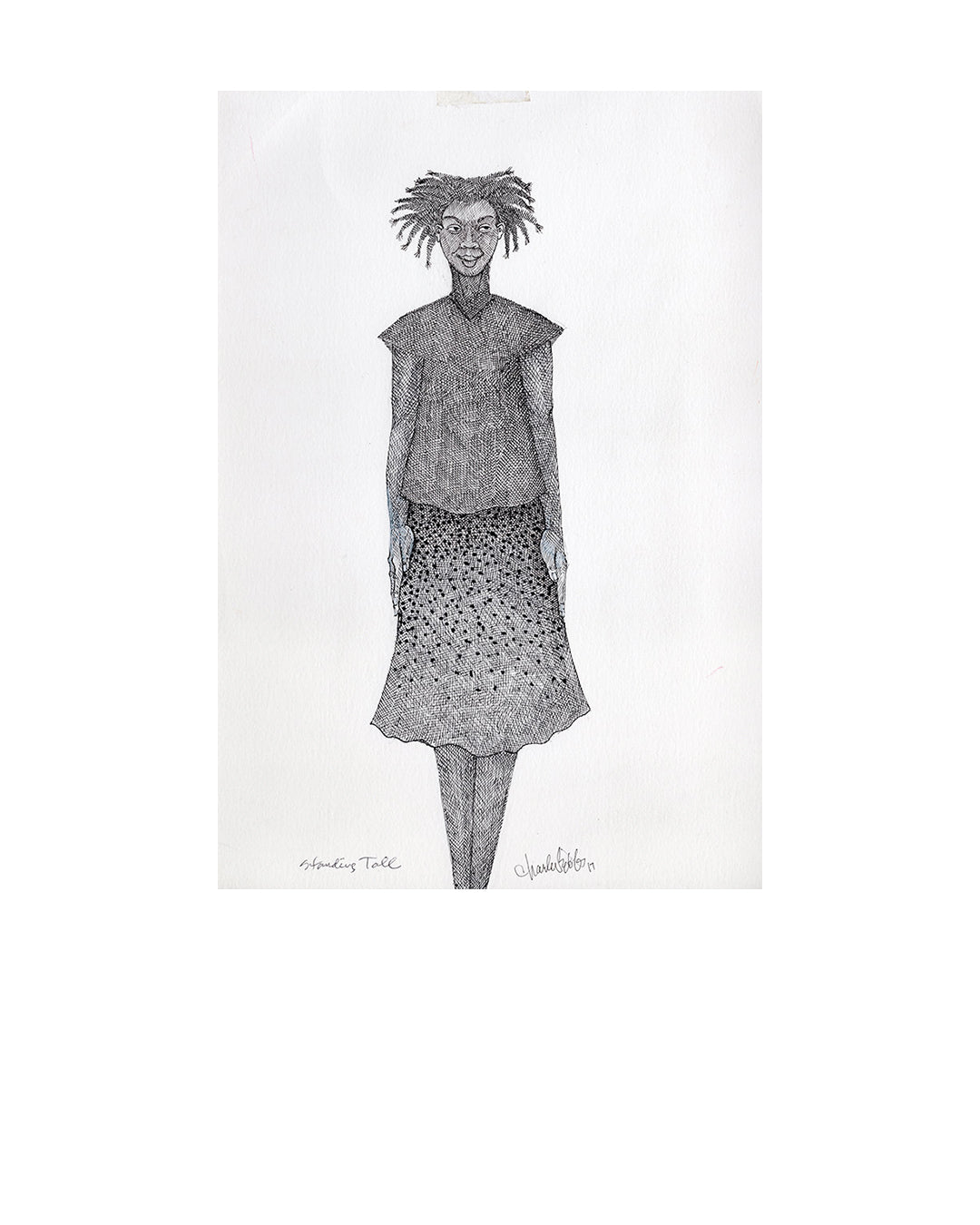 Standing Tall — original artwork by Charles A. Bibbs