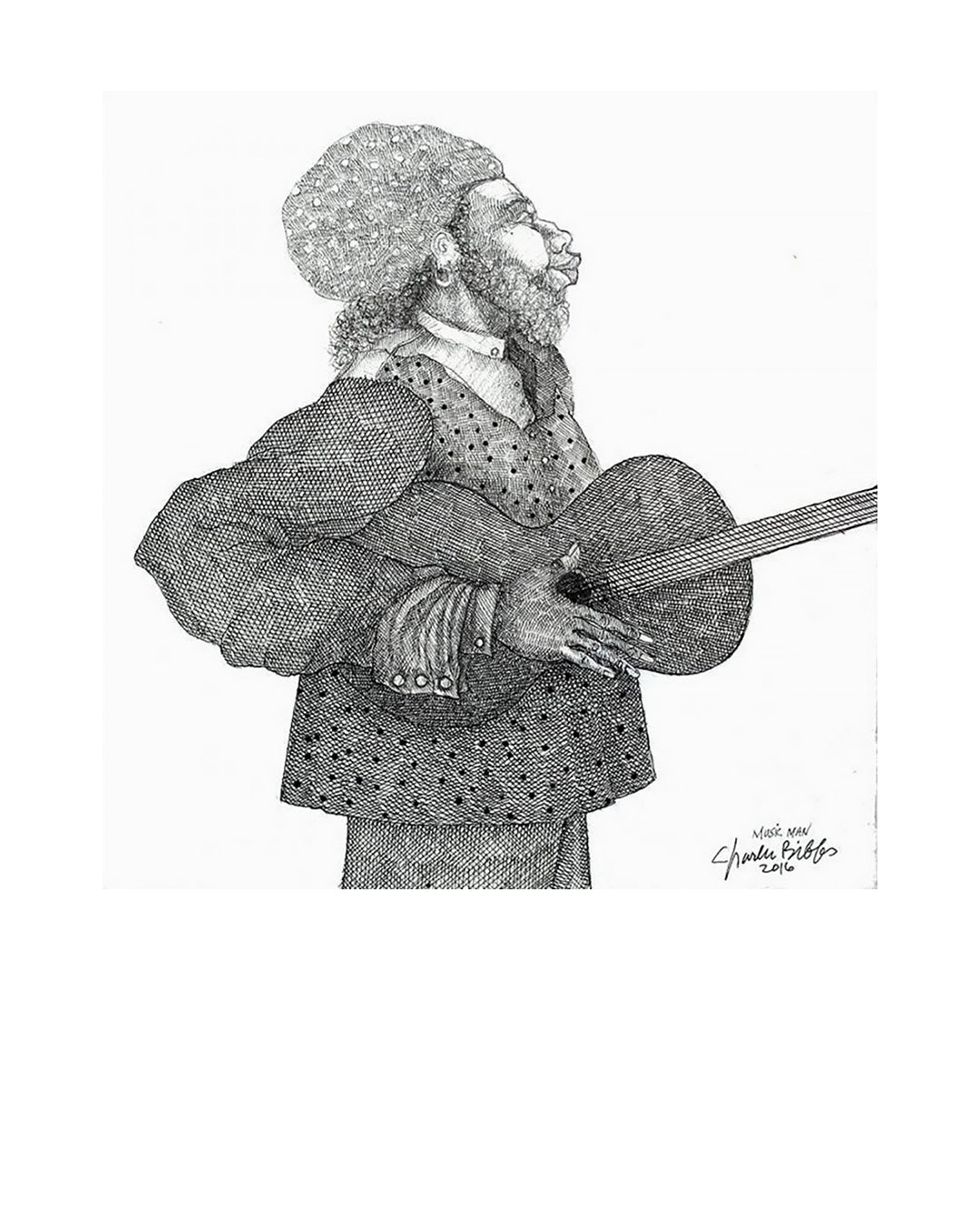 Music Man — original artwork by Charles A. Bibbs
