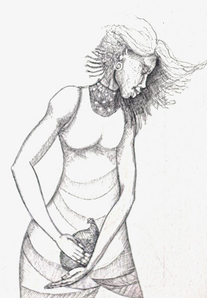 Detail of Water Girl by Charles A. Bibbs