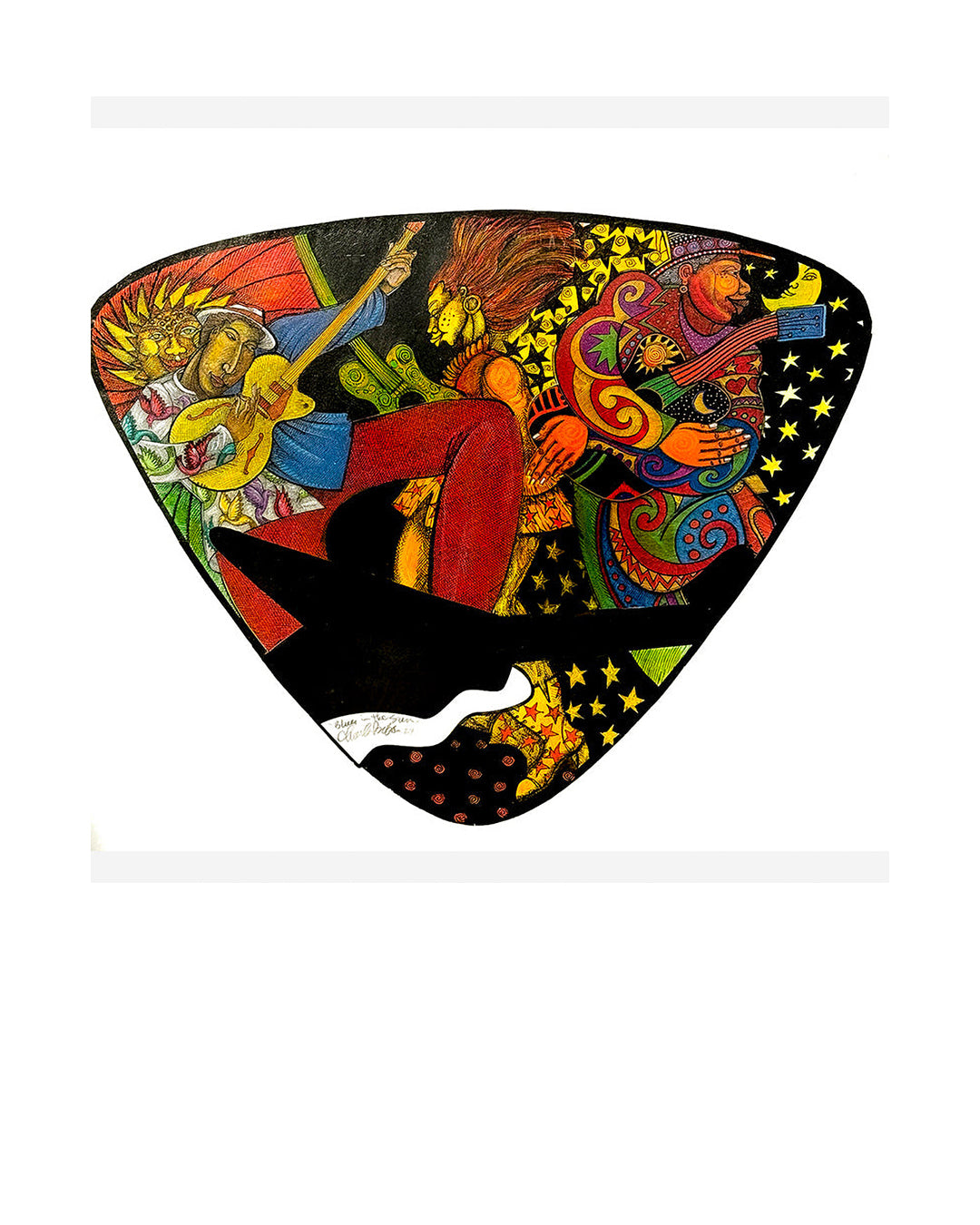 Blues In The Sun — original artwork by Charles A. Bibbs