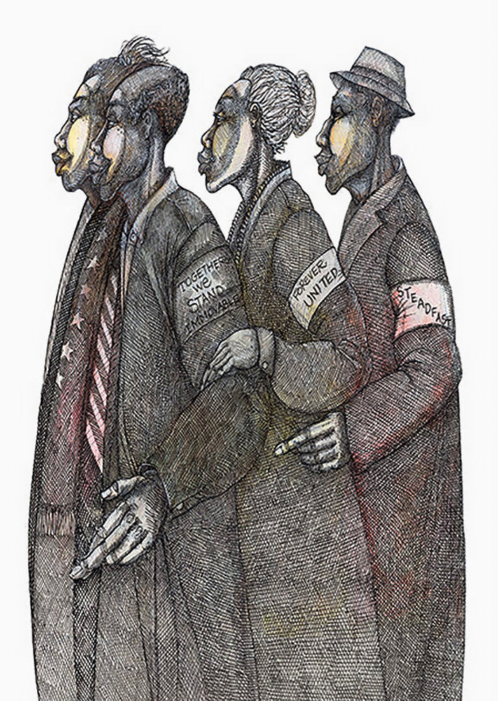 Detail of Together We Stand by Charles A. Bibbs
