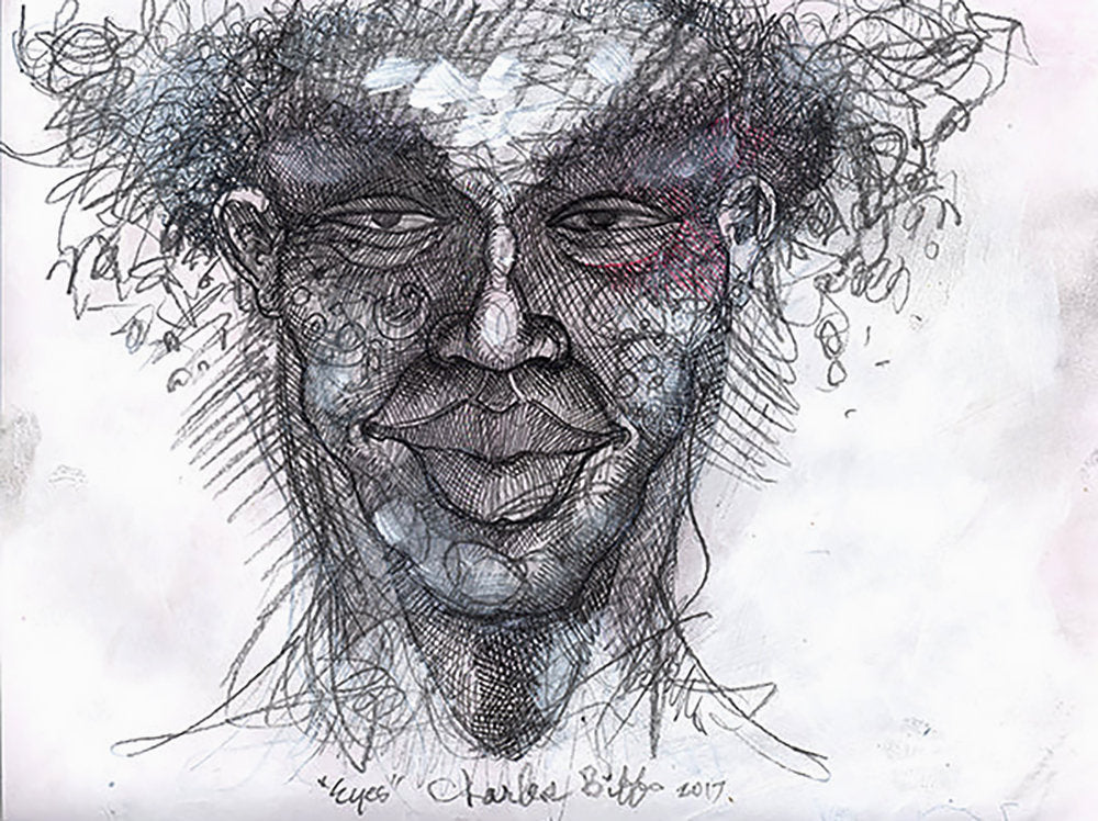 Detail of Eyes by Charles A. Bibbs