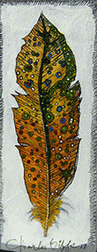 Detail of One Feather by Charles A. Bibbs