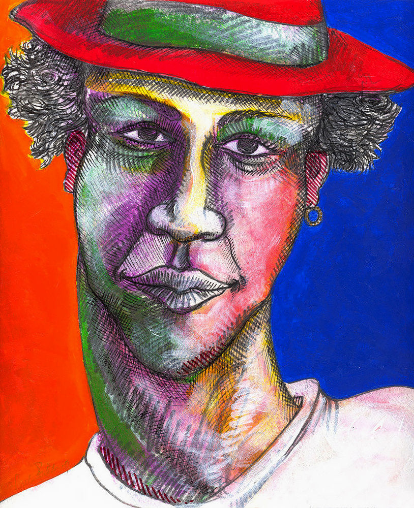 Detail of Colored Man #1 by Charles A. Bibbs