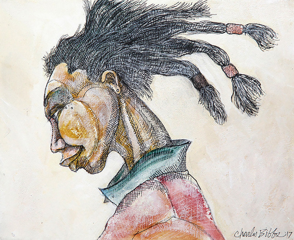 Detail of Locs by Charles A. Bibbs
