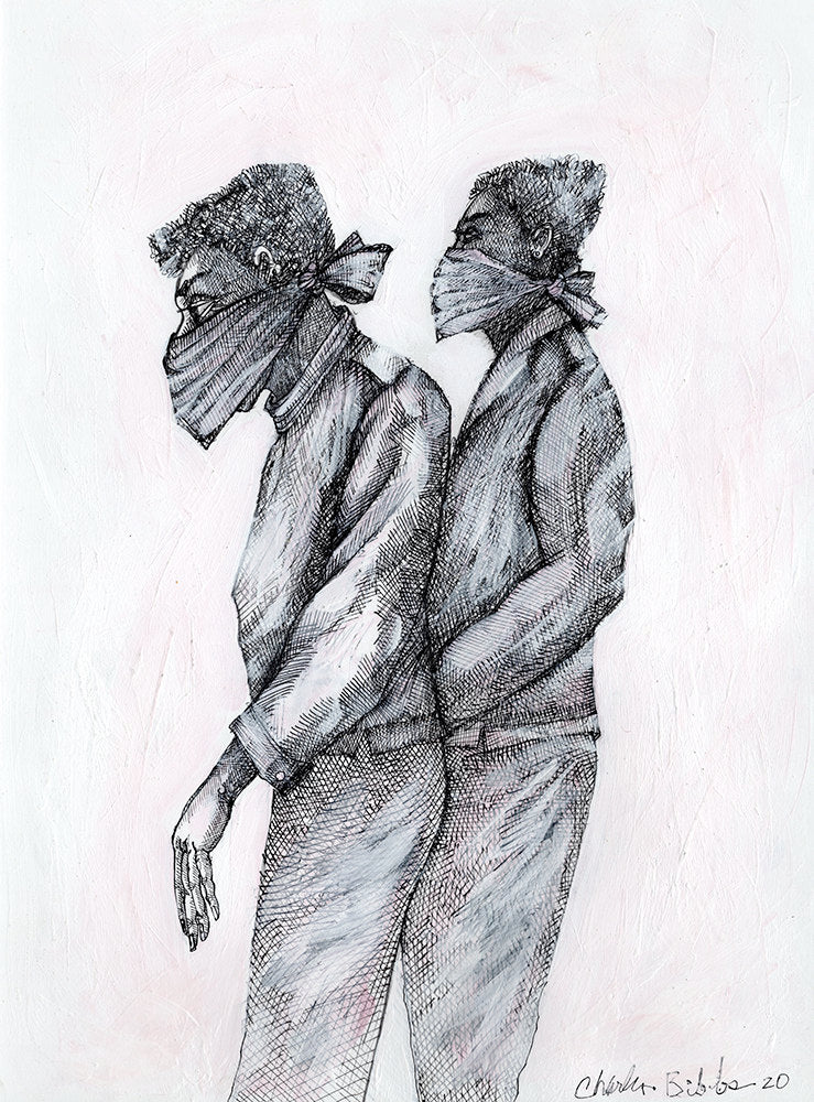 Detail of Masked by Charles A. Bibbs