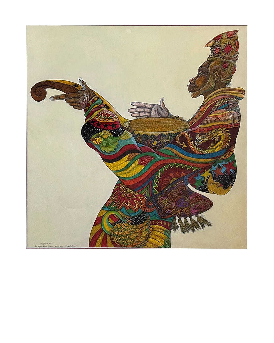 The Music Man - Original — original artwork by Charles A. Bibbs