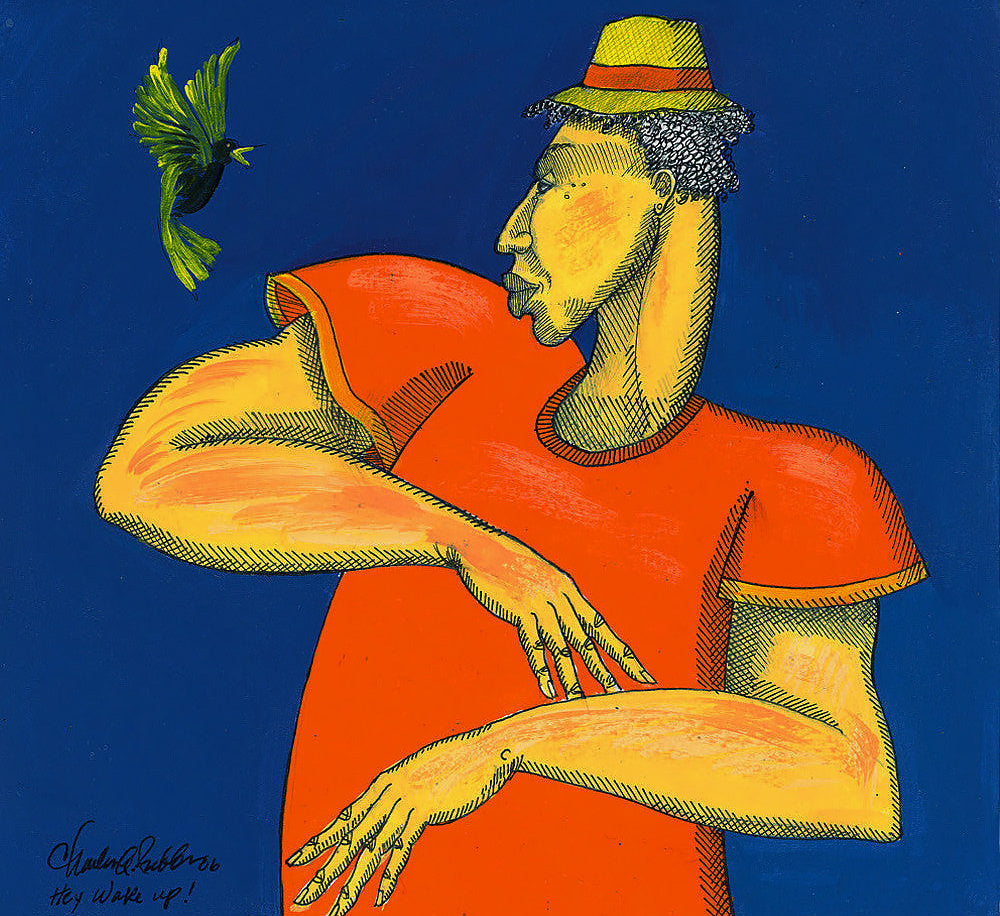 Detail of Hey Wake Up by Charles A. Bibbs
