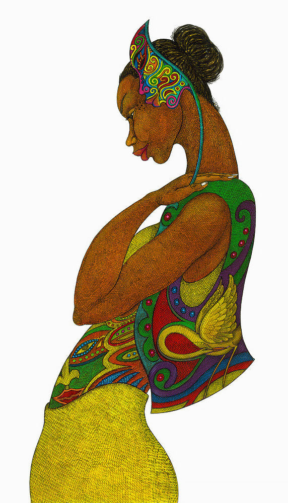 Detail of The Mask Affair 2 by Charles A. Bibbs