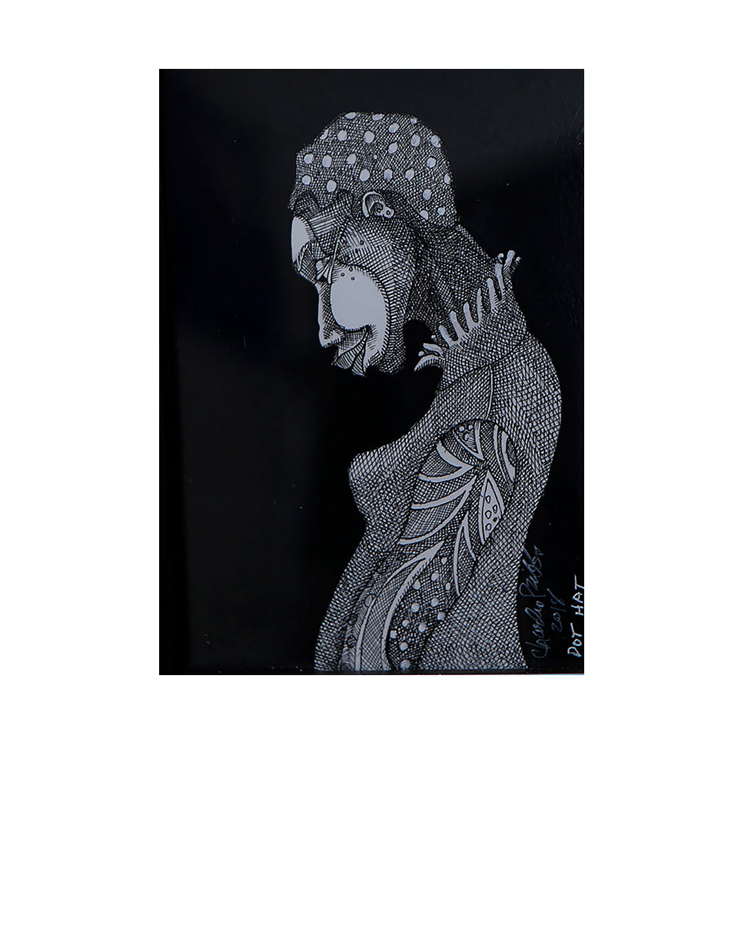 Dotted Hat — original artwork by Charles A. Bibbs