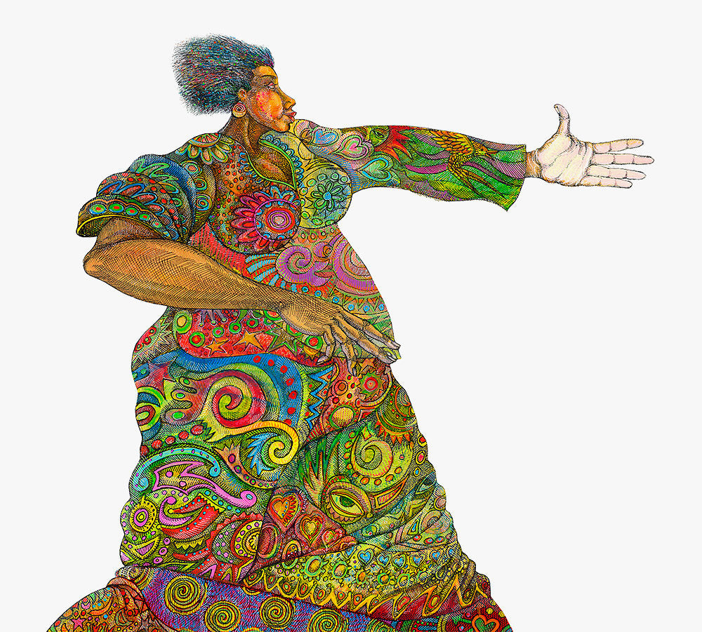 Detail of Garments Of The Giving Hand by Charles A. Bibbs