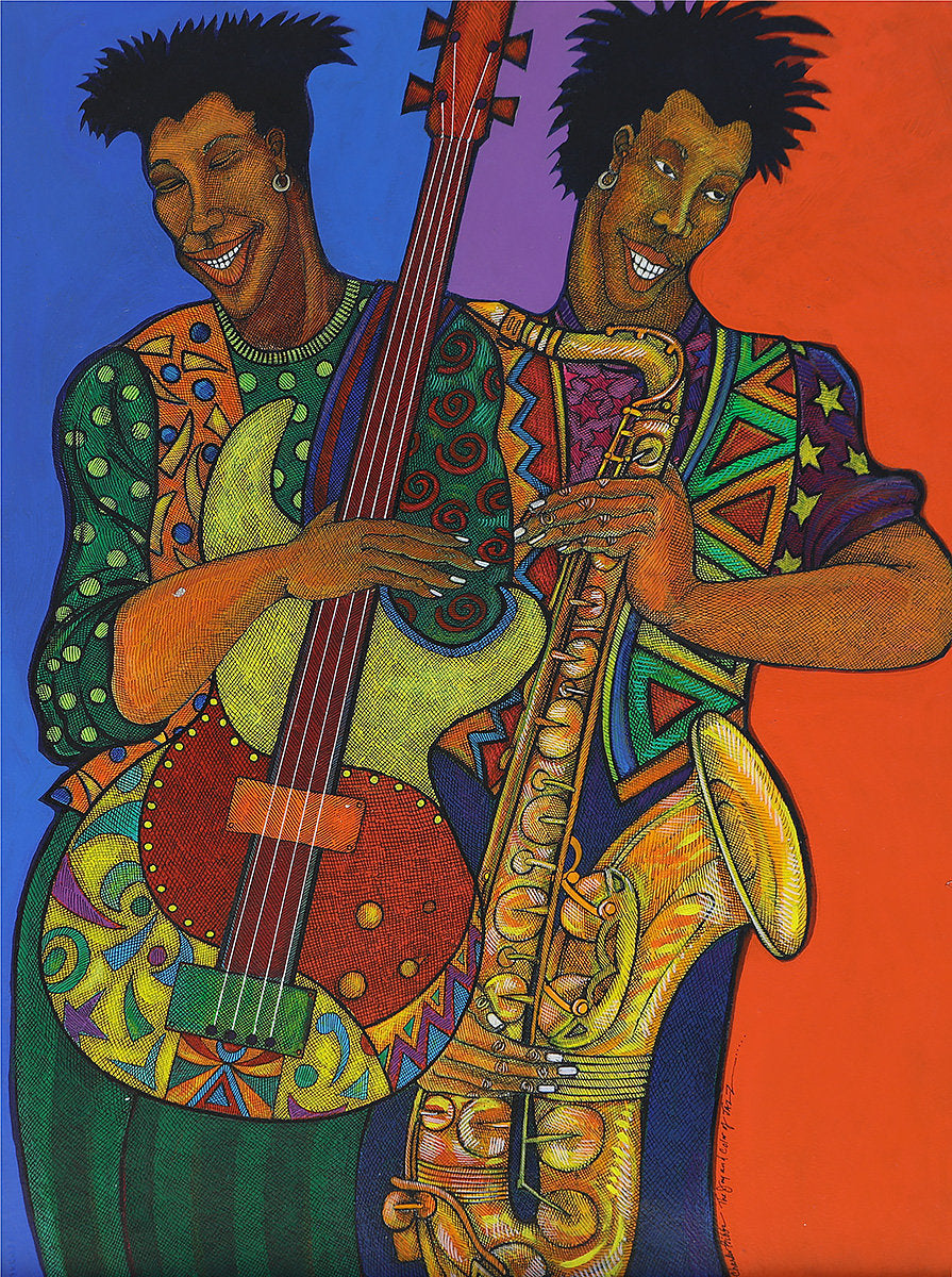 Detail of Color of Jazz by Charles A. Bibbs