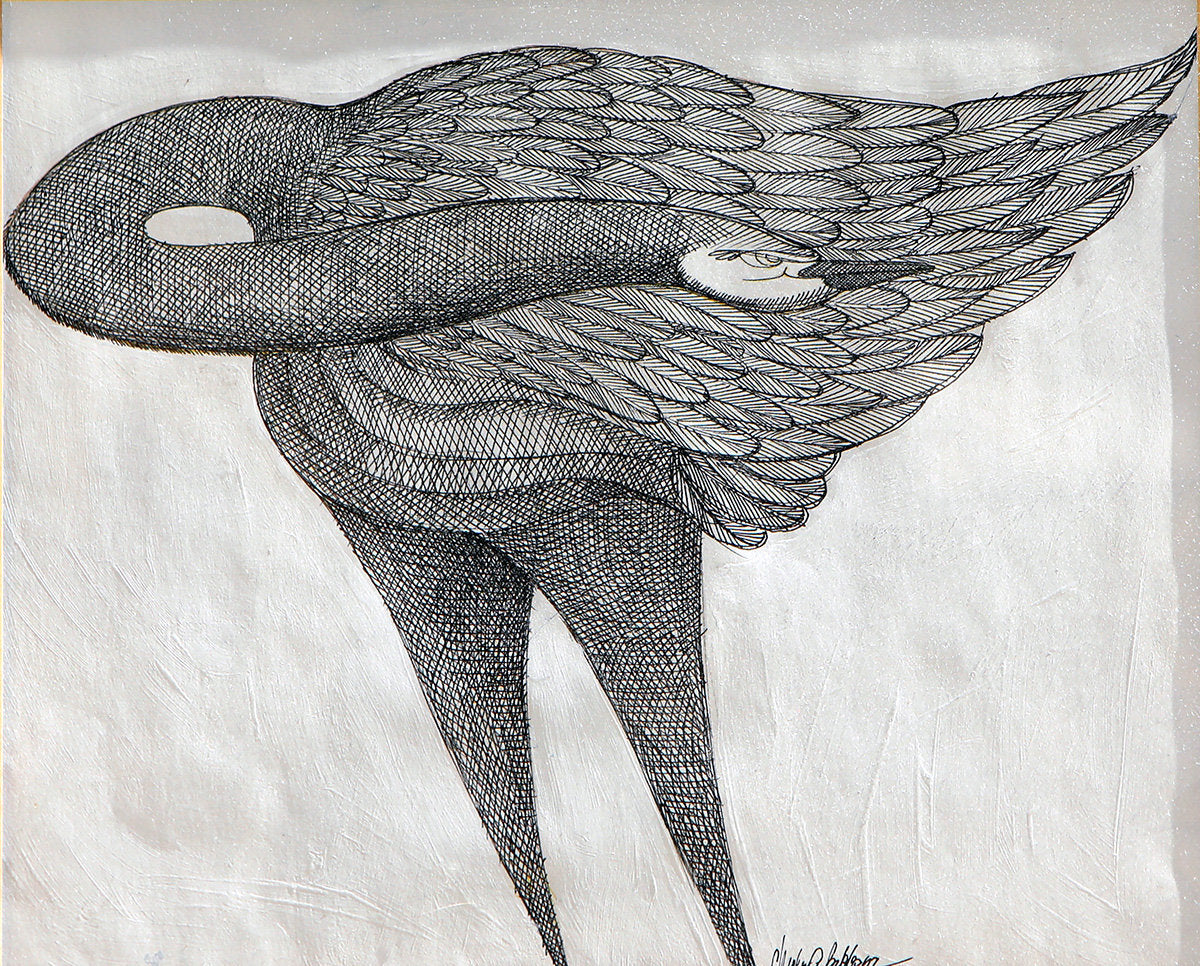 Detail of Long Neck Bird series by Charles A. Bibbs