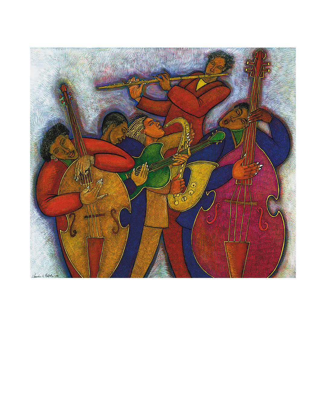 Jazz On Jazz — original artwork by Charles A. Bibbs