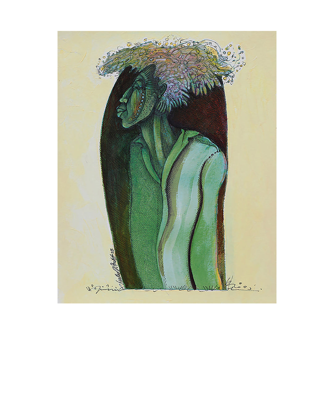Solitude — original artwork by Charles A. Bibbs