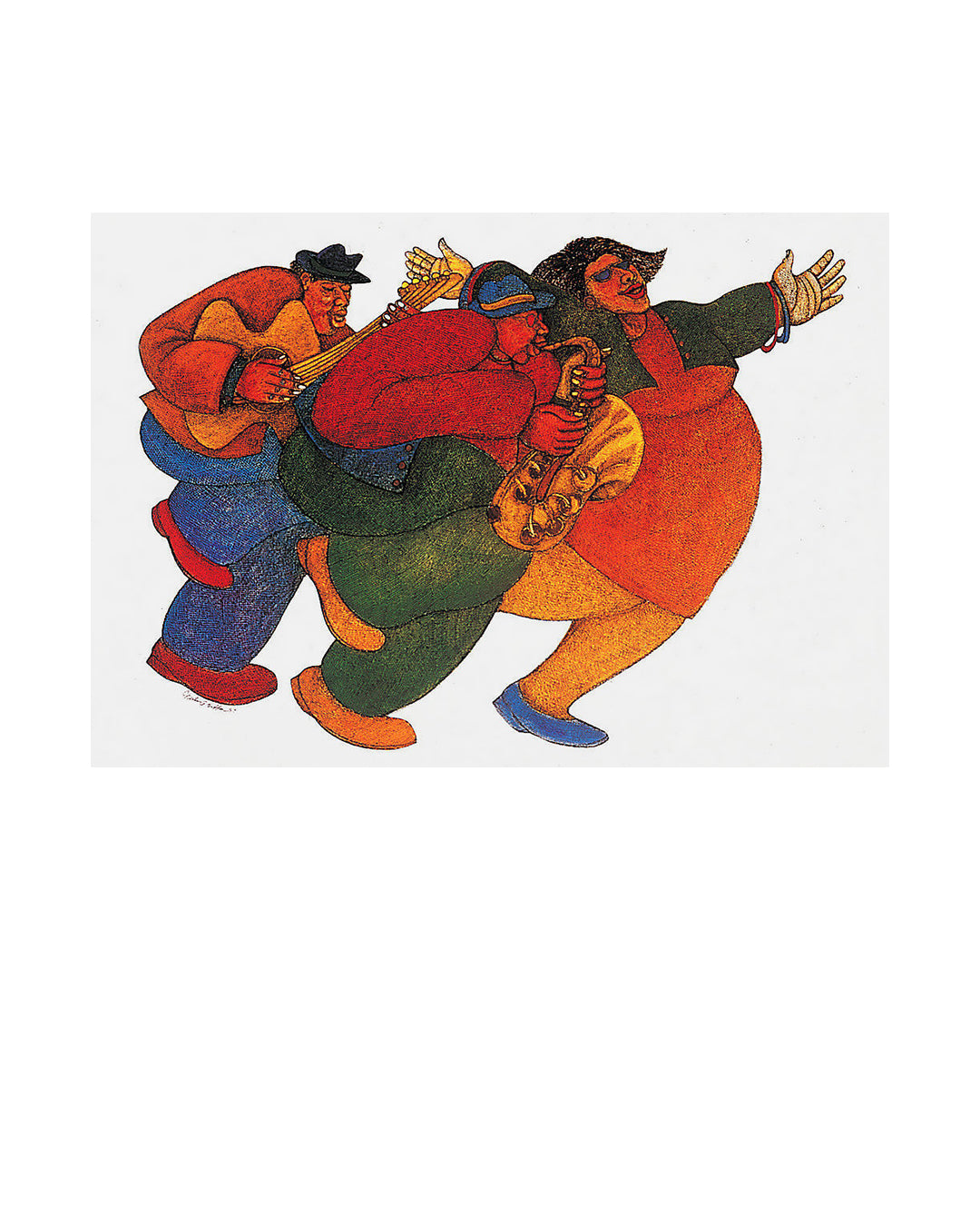 Mo Jazz — original artwork by Charles A. Bibbs
