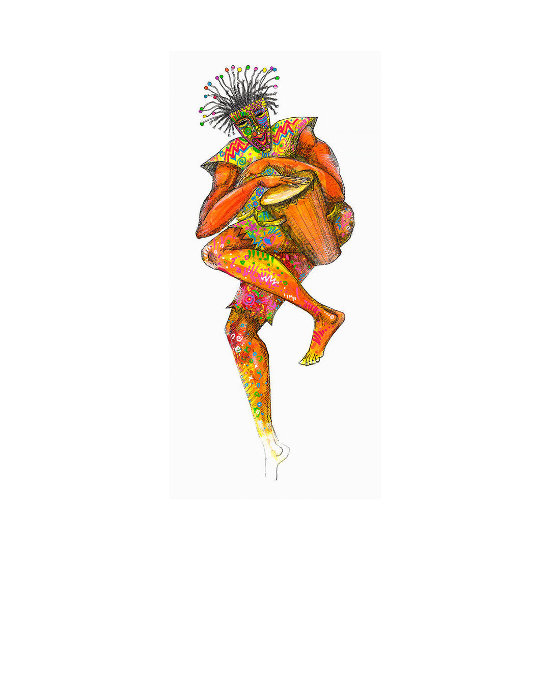 Festival — original artwork by Charles A. Bibbs