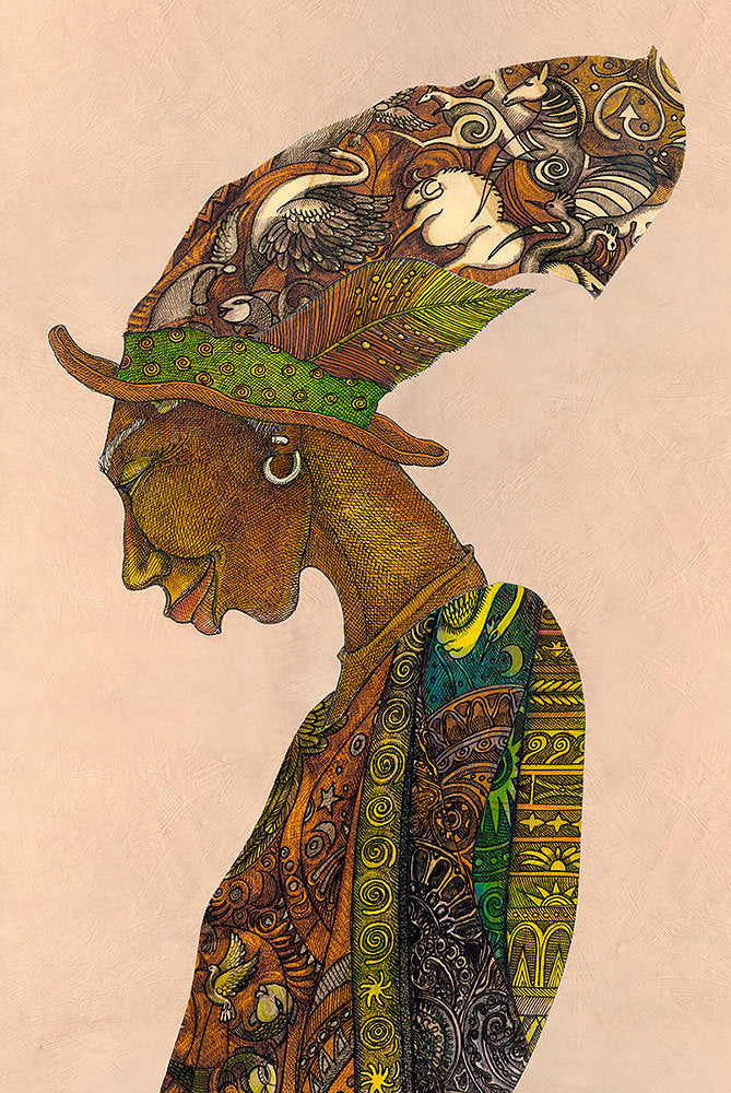 Detail of The Earth Keeper by Charles A. Bibbs