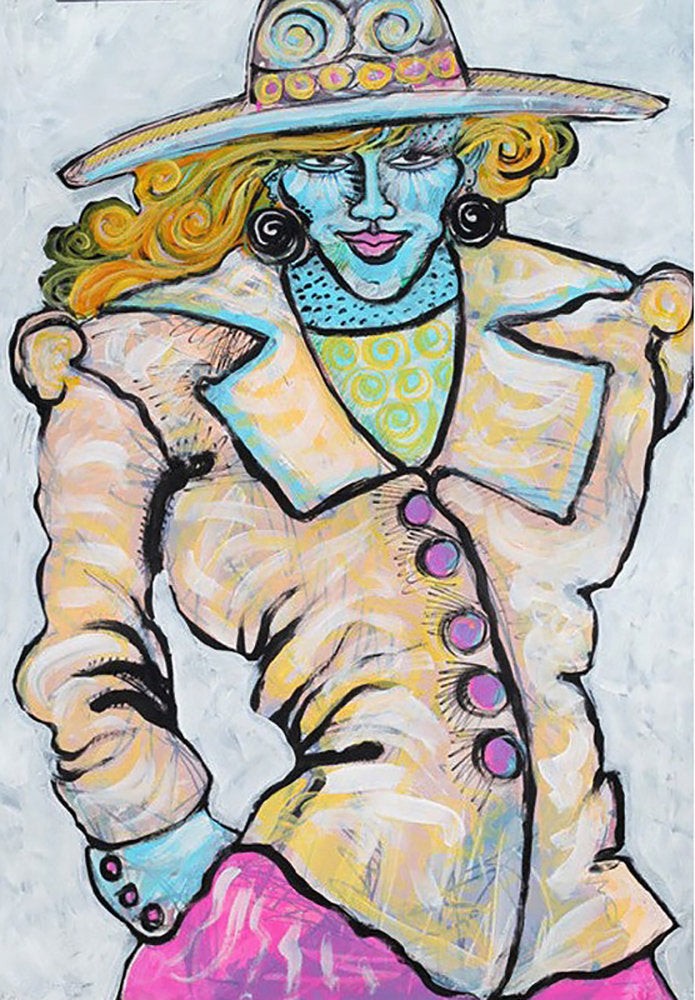 Detail of Pink Buttons by Charles A. Bibbs