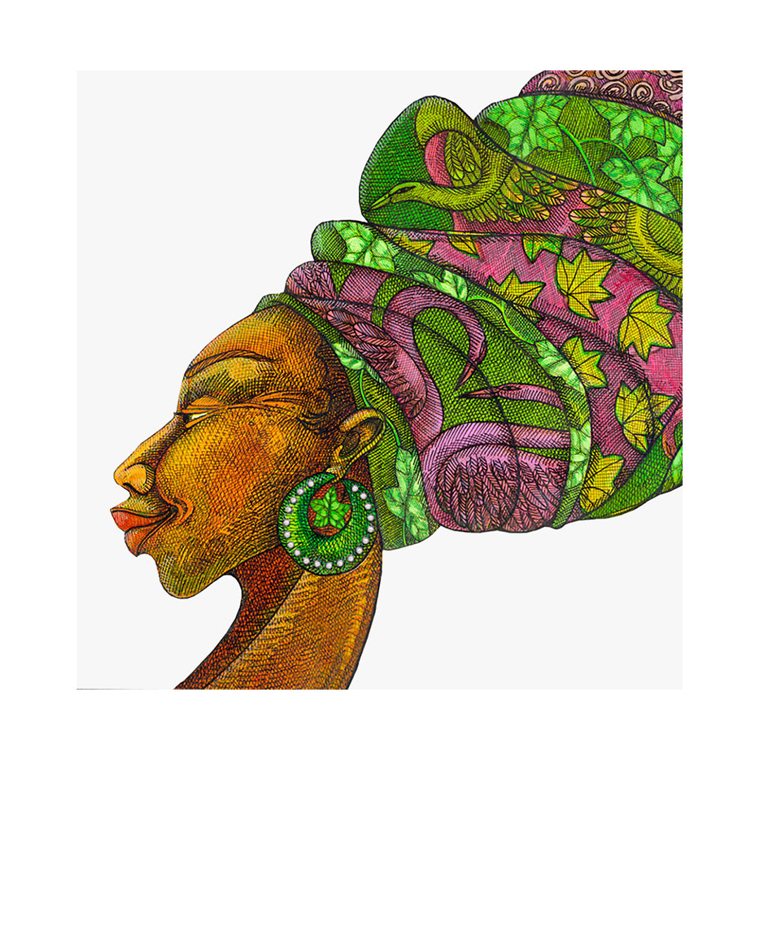 Ivy Crown — original artwork by Charles A. Bibbs