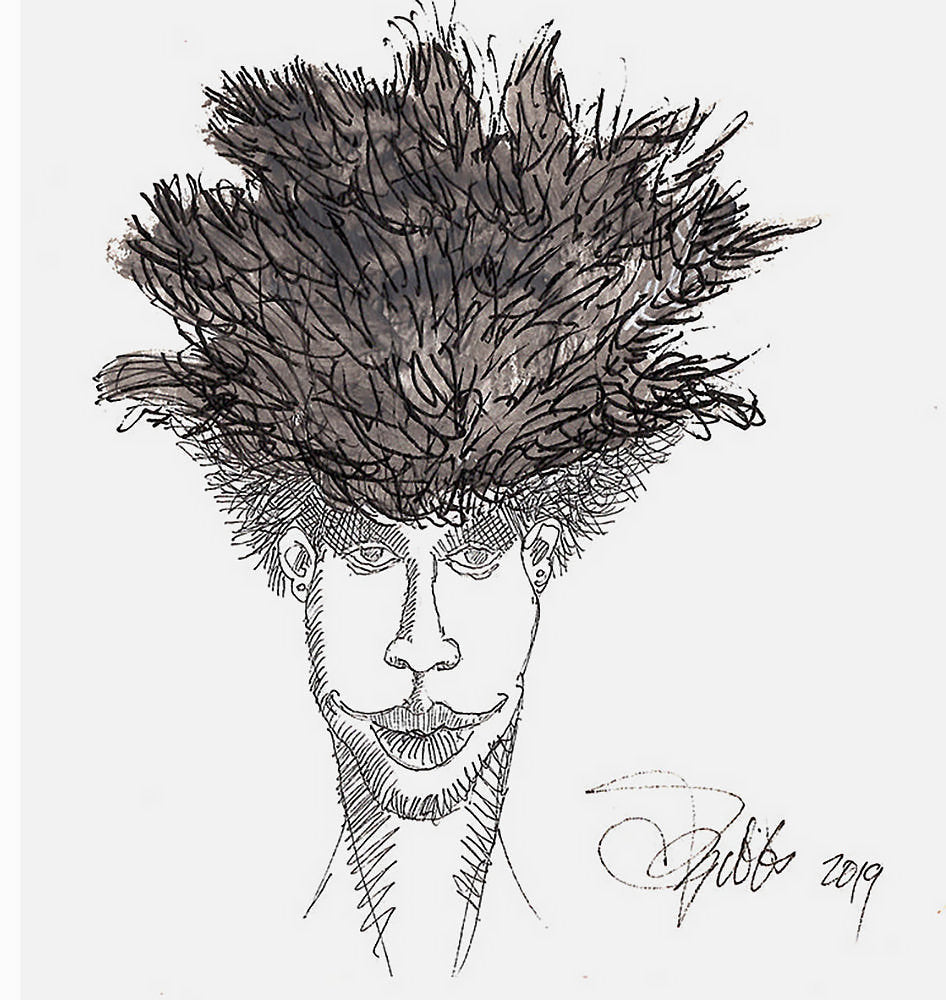 Detail of Headdress # 3 (Crown Of Life Series) by Charles A. Bibbs