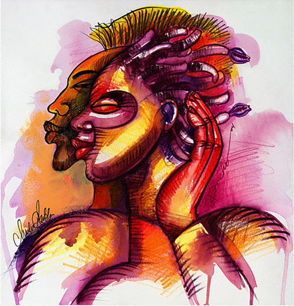 Detail of Two Of A Kind by Charles A. Bibbs