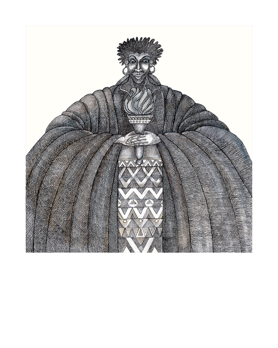 The Torch — original artwork by Charles A. Bibbs