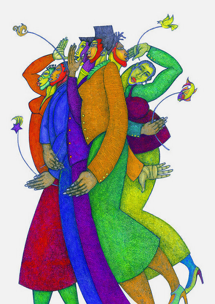 Detail of Diversity 2 by Charles A. Bibbs